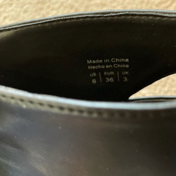 Aldo Black Cut Out Heels - Picture 7 of 7